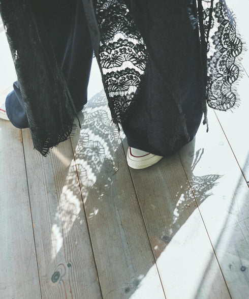 oblekt×MiyakoTakayama スカラップレースジレ