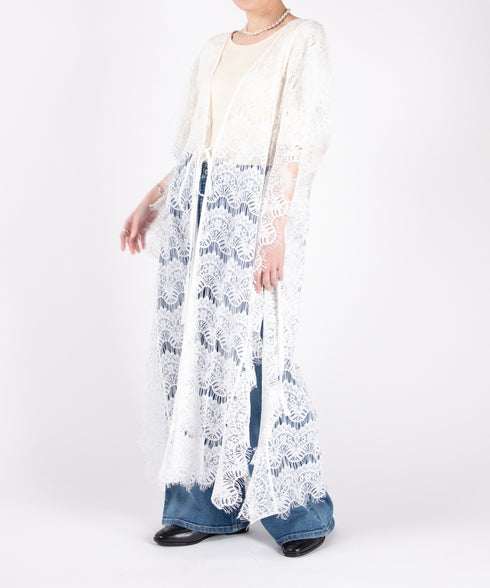 oblekt×MiyakoTakayama スカラップレースジレ