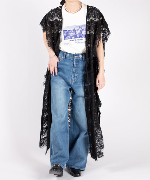 oblekt×MiyakoTakayama スカラップレースジレ