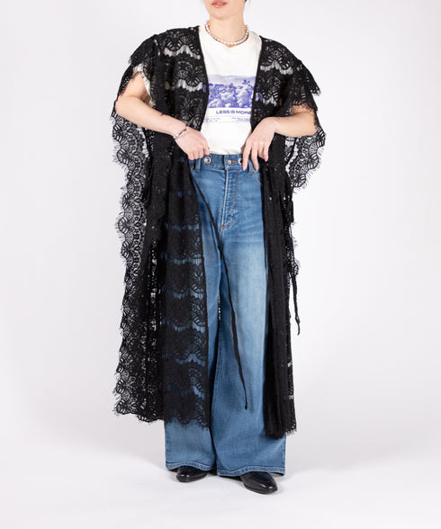 oblekt×MiyakoTakayama スカラップレースジレ