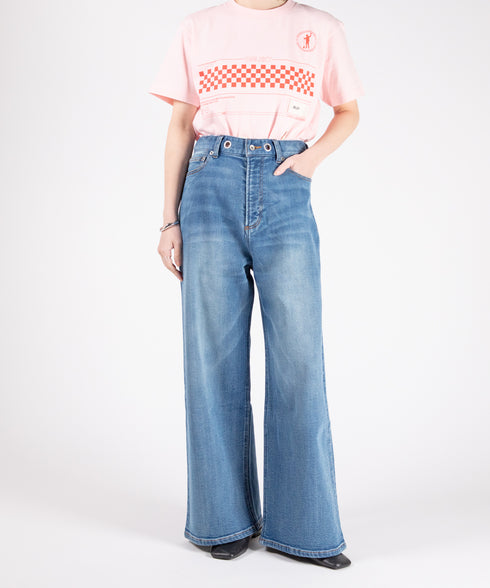 oblekt×MIyakoTakayama ワイドレッグ コンフォータブルデニム