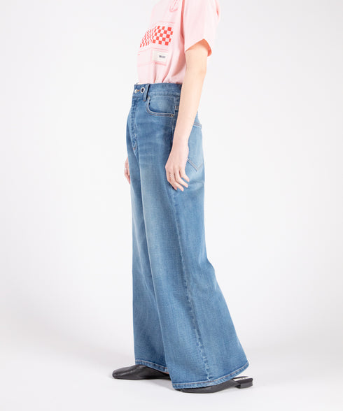 oblekt×MIyakoTakayama ワイドレッグ コンフォータブルデニム