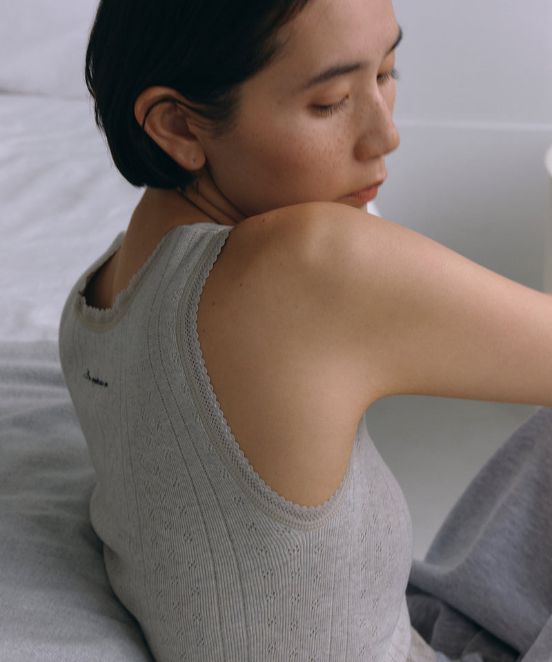 PALM CUP ORGANIC COTTON SLEEVELESS
