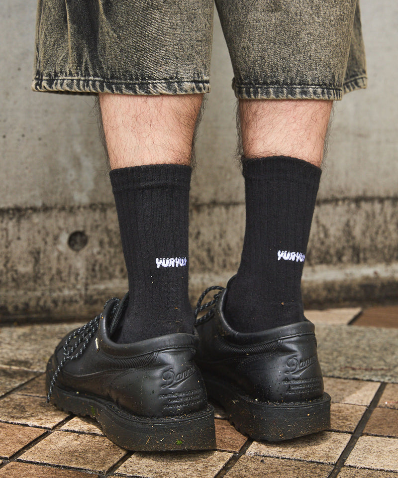 自分ではみぇなぃYURYUR靴下黒