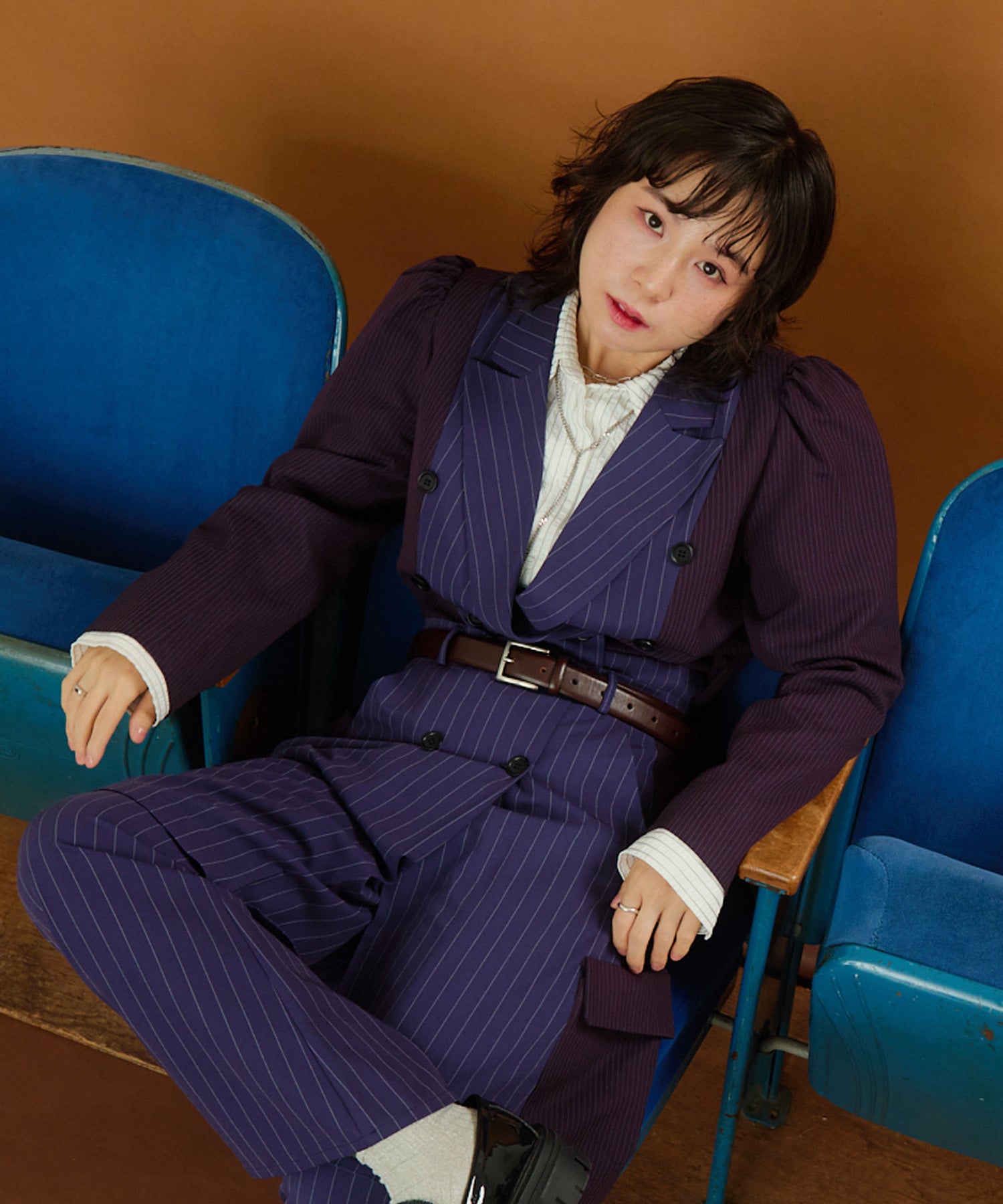 マニッシュエッジストライプジャケット – Re:Circulet